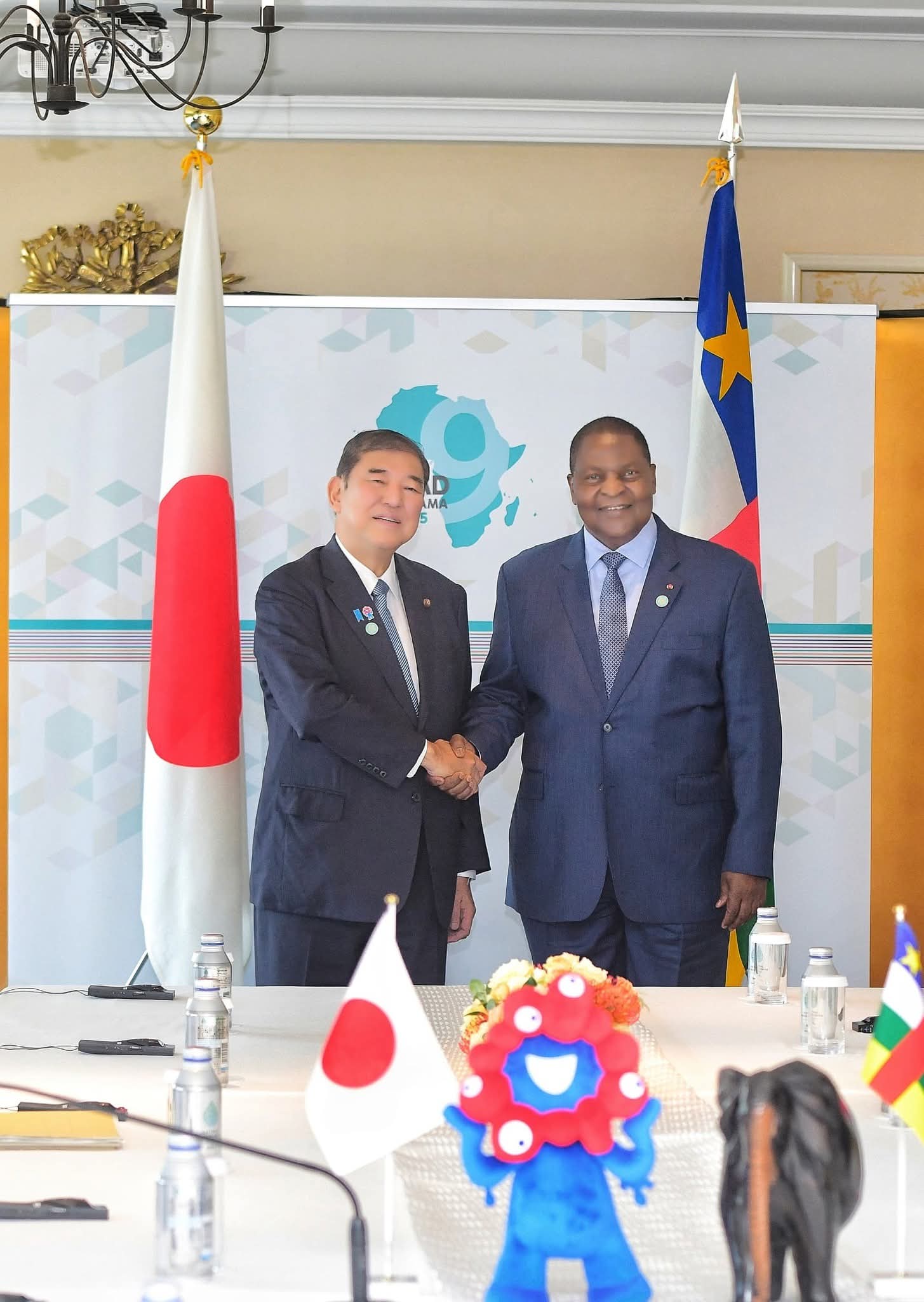TICAD9: Un nouvel élan dans les relations bilatérales entre la République centrafricaine et le Japon : une rencontre historique à Yokohama
